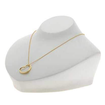 TIFFANY&Co. Open heart Necklace K18 Yellow Gold Ladies [Used]
