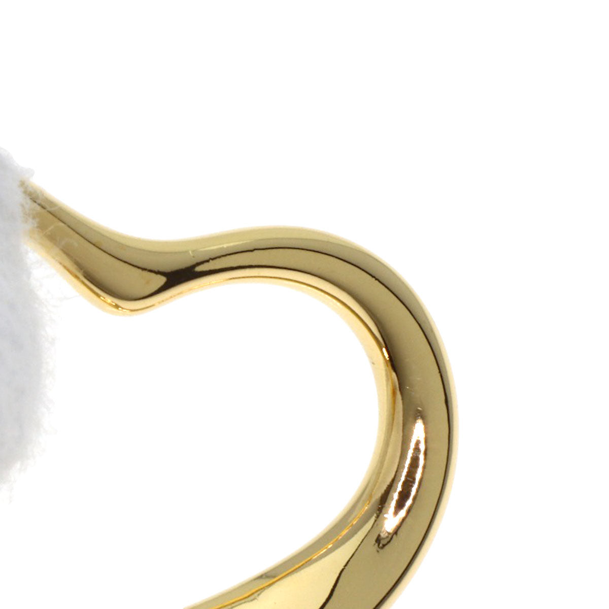 TIFFANY&Co. Open heart Necklace K18 Yellow Gold Ladies [Used]