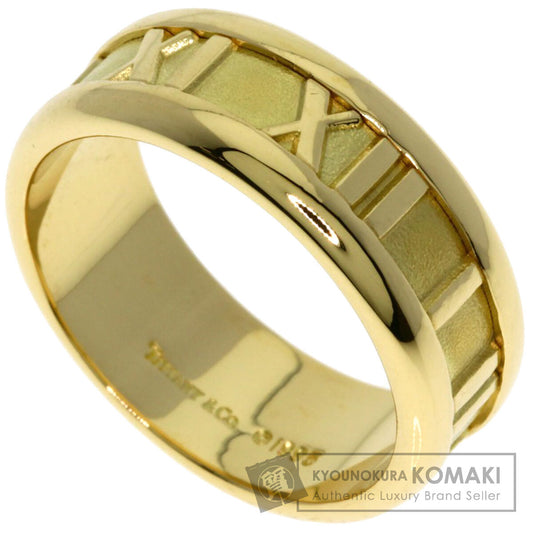TIFFANY&Co. Atlas Ring K18 Yellow Gold Ladies [Used]