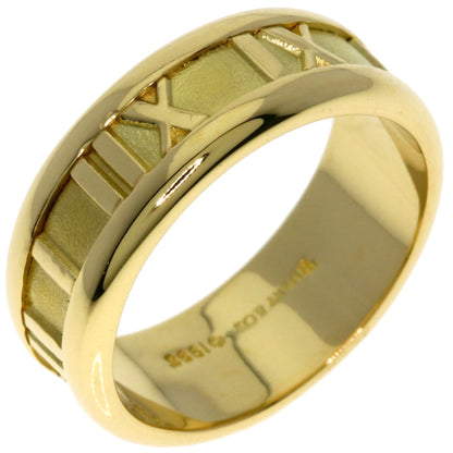 TIFFANY&Co. Atlas Ring K18 Yellow Gold Ladies [Used]