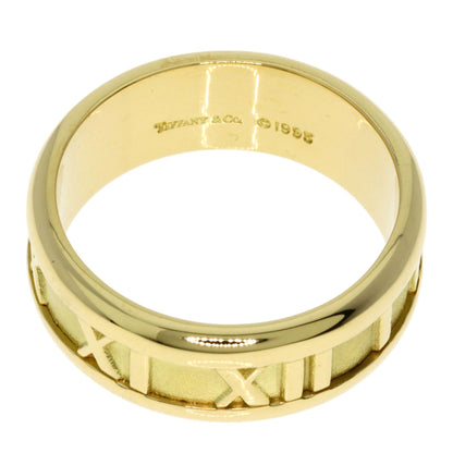 TIFFANY&Co. Atlas Ring K18 Yellow Gold Ladies [Used]