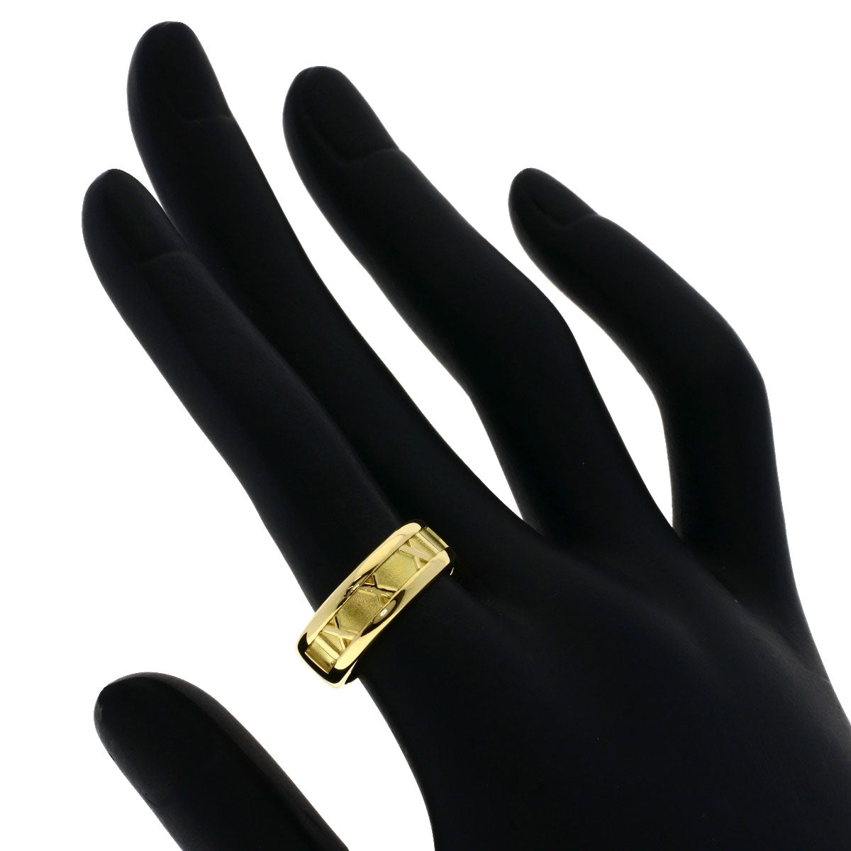 TIFFANY&Co. Atlas Ring K18 Yellow Gold Ladies [Used]