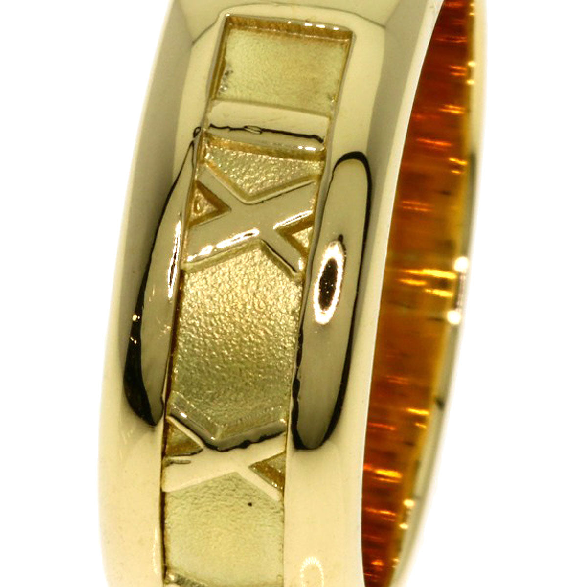 TIFFANY&Co. Atlas Ring K18 Yellow Gold Ladies [Used]