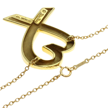TIFFANY&Co. Loving heart Necklace K18 Yellow Gold Ladies [Used]