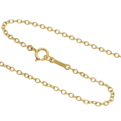 TIFFANY&Co. Loving heart Necklace K18 Yellow Gold Ladies [Used]