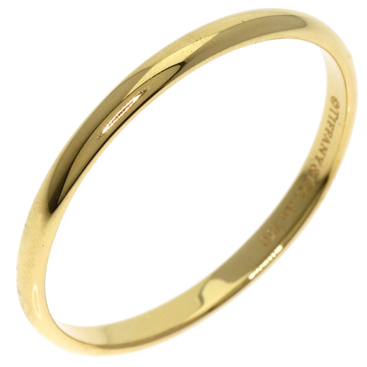 TIFFANY&Co. wedding Ring K18 Yellow Gold Ladies [Used]