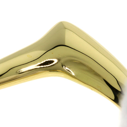 TIFFANY&Co. Open Heart Large Long Necklace K18 Yellow Gold Ladies [Used]