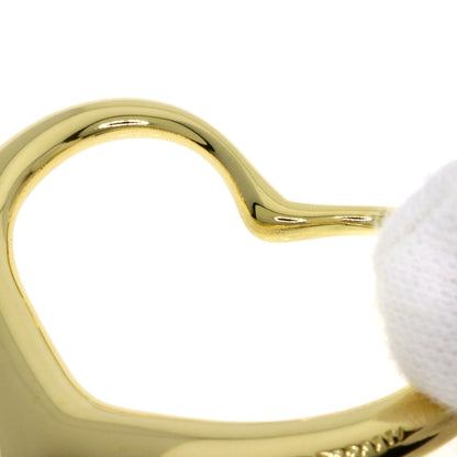 TIFFANY&Co. Open Heart Large Long Necklace K18 Yellow Gold Ladies [Used]