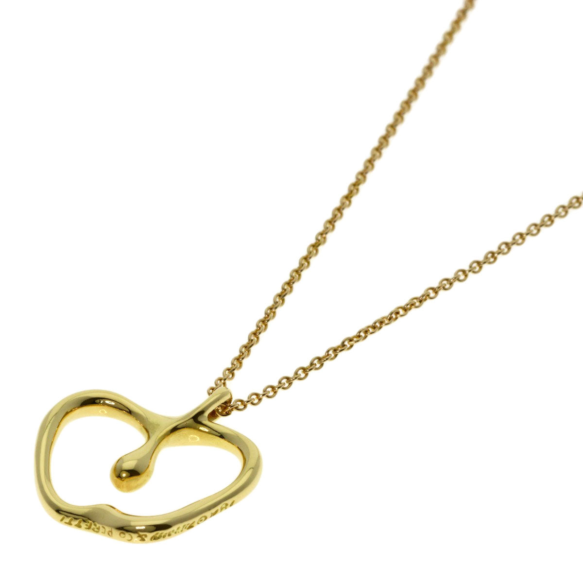 TIFFANY&Co. Apple Necklace K18 Yellow Gold Ladies [Used]