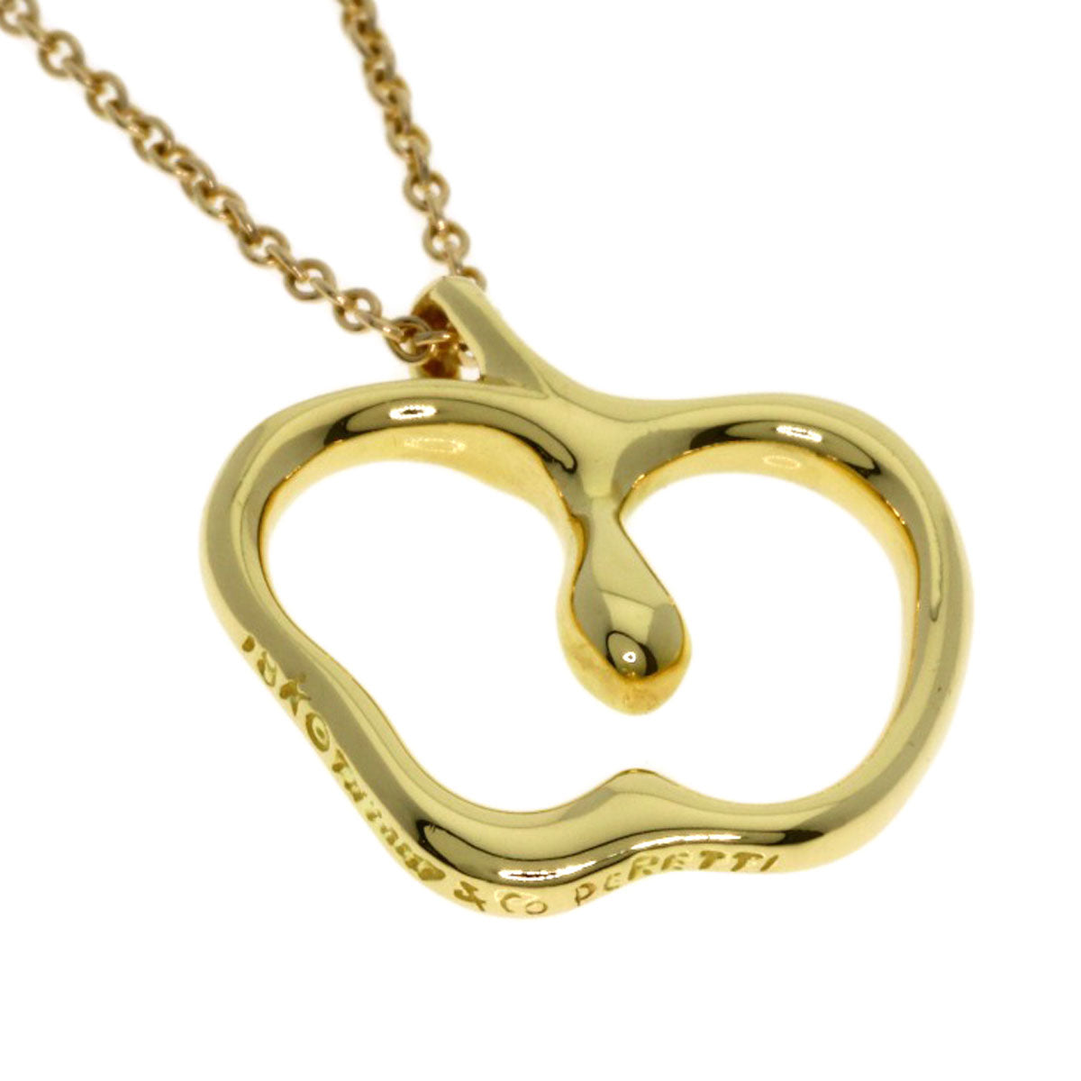 TIFFANY&Co. Apple Necklace K18 Yellow Gold Ladies [Used]