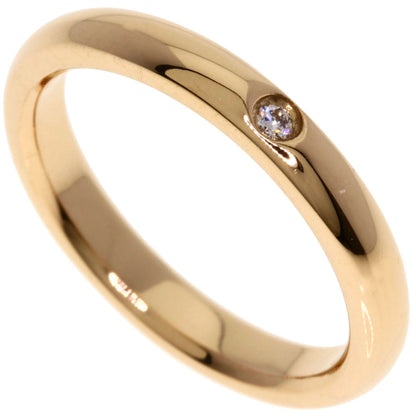 TIFFANY&Co. Stacking band 1P Diamond Ring K18 Pink Gold Ladies [Used]