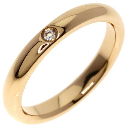 TIFFANY&Co. Stacking band 1P Diamond Ring K18 Pink Gold Ladies [Used]