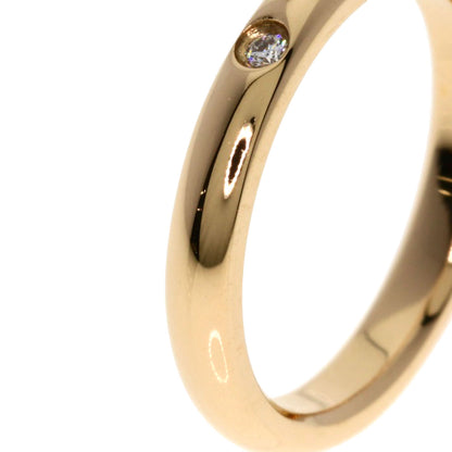 TIFFANY&Co. Stacking band 1P Diamond Ring K18 Pink Gold Ladies [Used]