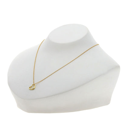 TIFFANY&Co. Open heart Necklace K18 Yellow Gold Ladies [Used]