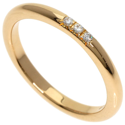 TIFFANY&Co. Forever 3P Diamond Ring K18 Pink Gold Ladies [Used]