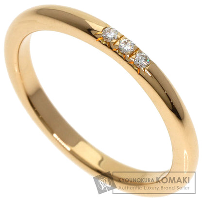 TIFFANY&Co. Forever 3P Diamond Ring K18 Pink Gold Ladies [Used]