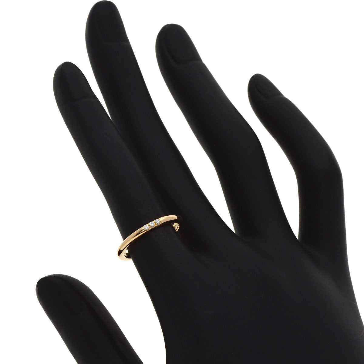 TIFFANY&Co. Forever 3P Diamond Ring K18 Pink Gold Ladies [Used]