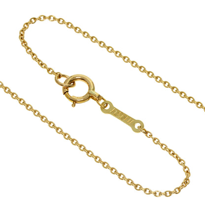 TIFFANY&Co. Open heart Necklace K18 Yellow Gold Ladies [Used]