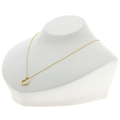 TIFFANY&Co. Open heart Necklace K18 Yellow Gold Ladies [Used]