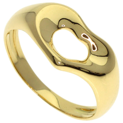 TIFFANY&Co. Open heart Ring K18 Yellow Gold Ladies [Used]