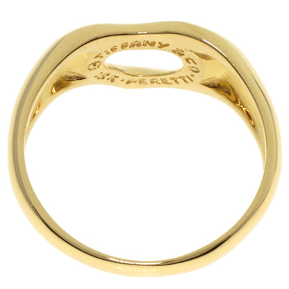TIFFANY&Co. Open heart Ring K18 Yellow Gold Ladies [Used]