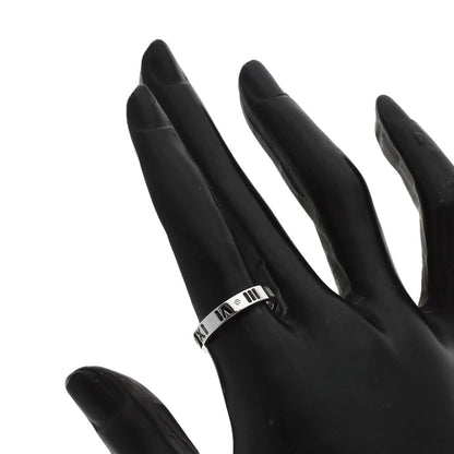 TIFFANY&Co. Pierced Atlas 4P Diamond Ring K18 White Gold Ladies [Used]