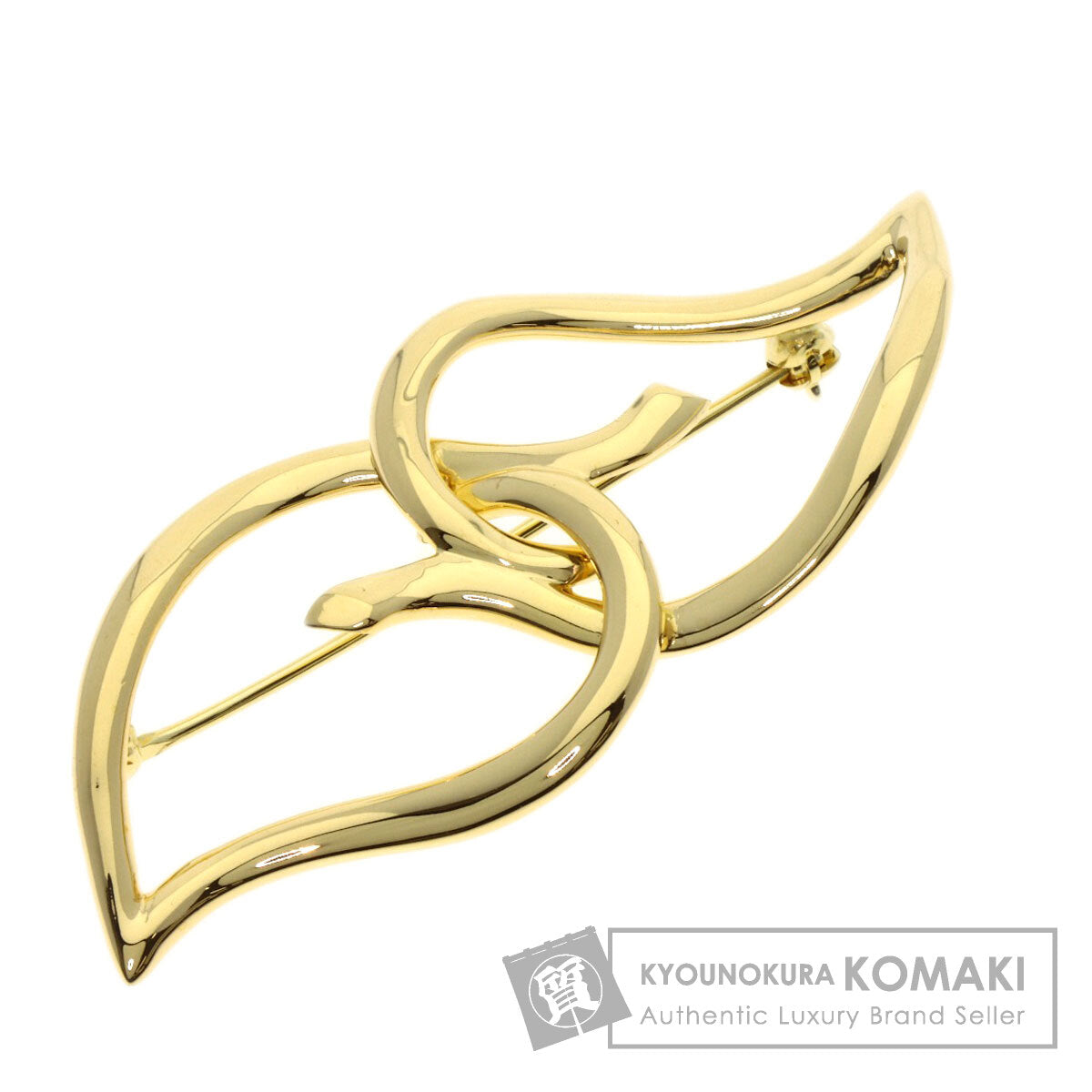 TIFFANY&Co. Leaf Brooch K18 Yellow Gold Ladies [Used]