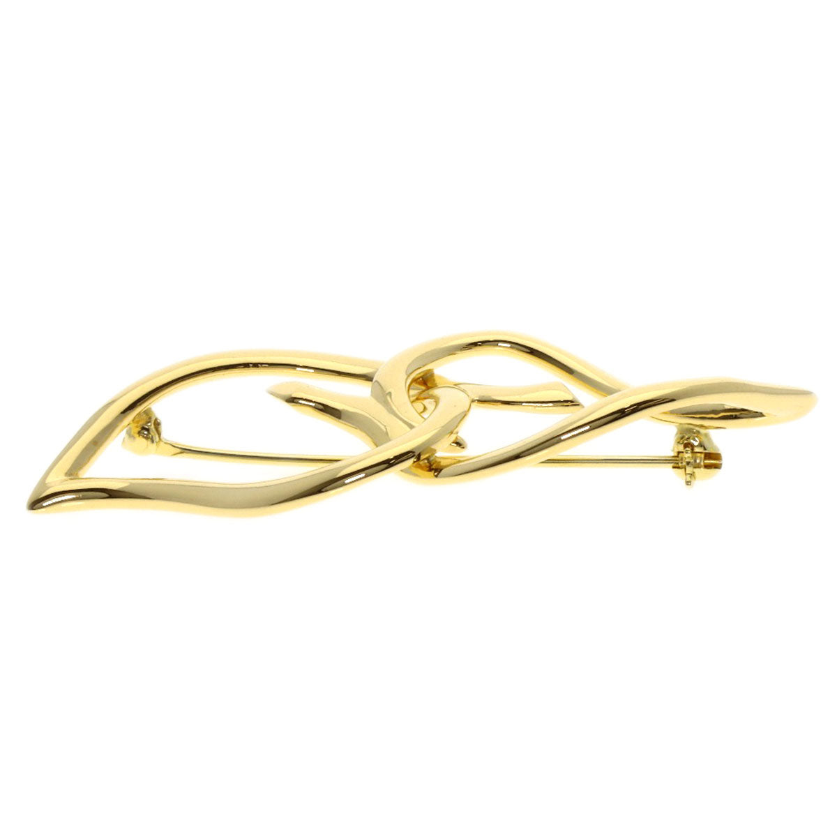 TIFFANY&Co. Leaf Brooch K18 Yellow Gold Ladies [Used]