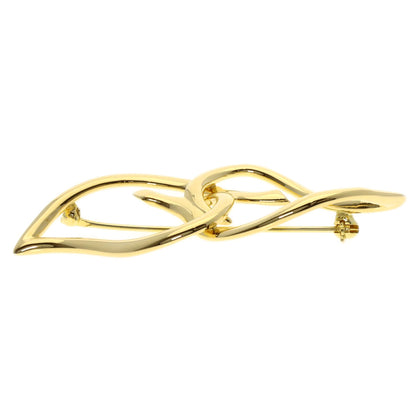 TIFFANY&Co. Leaf Brooch K18 Yellow Gold Ladies [Used]