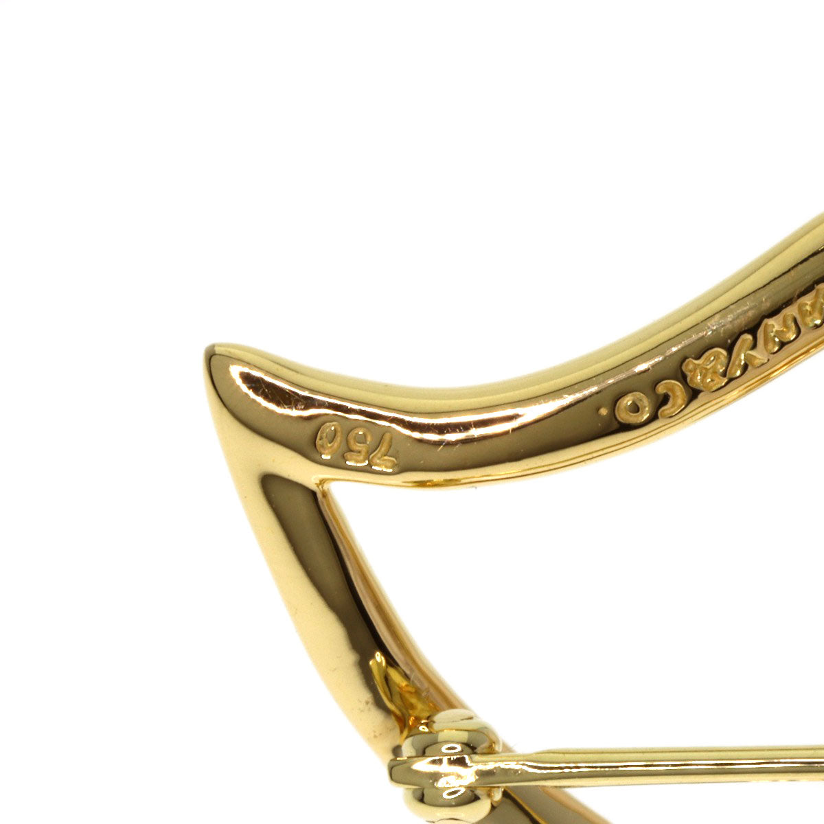 TIFFANY&Co. Leaf Brooch K18 Yellow Gold Ladies [Used]