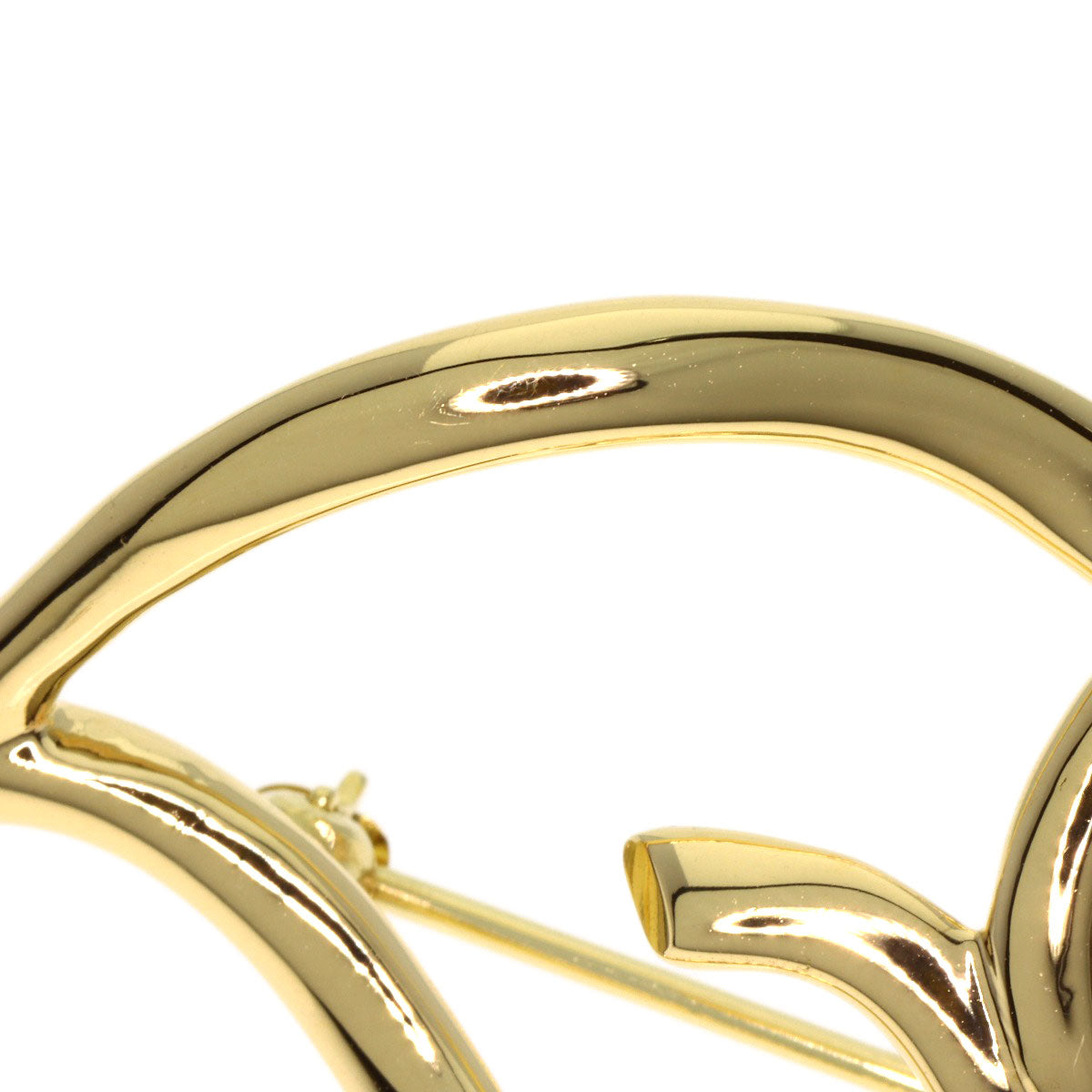 TIFFANY&Co. Leaf Brooch K18 Yellow Gold Ladies [Used]