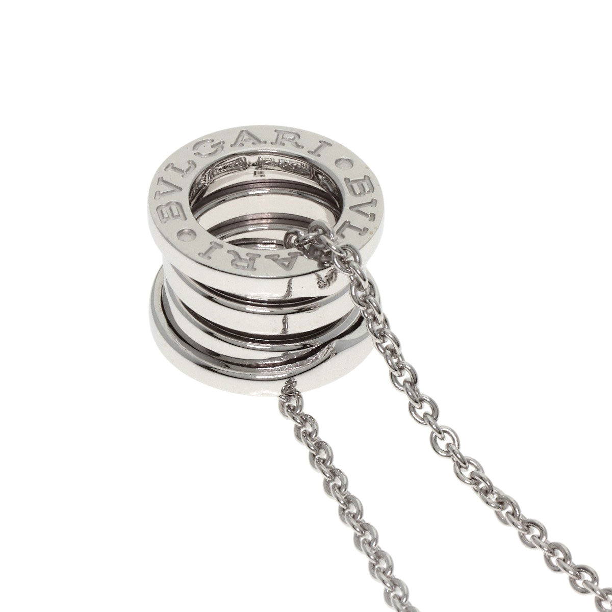 BVLGARI B.zero1 Necklace K18 White Gold Ladies [Used]