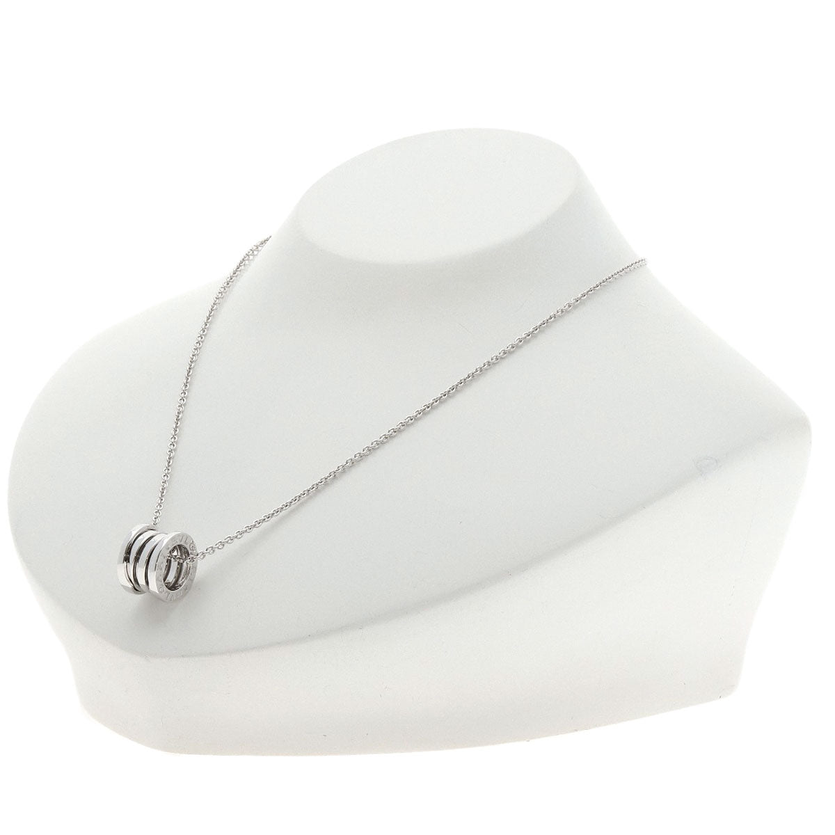 BVLGARI B.zero1 Necklace K18 White Gold Ladies [Used]