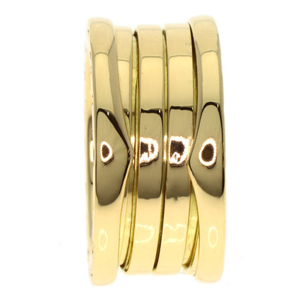 BVLGARI B.zero1 4 Band #52 Ring K18 Yellow Gold Ladies [Used]