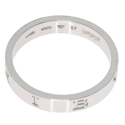 BVLGARI B-zero1 Essential Band Ring #57 Ring K18 White Gold Ladies [Used]