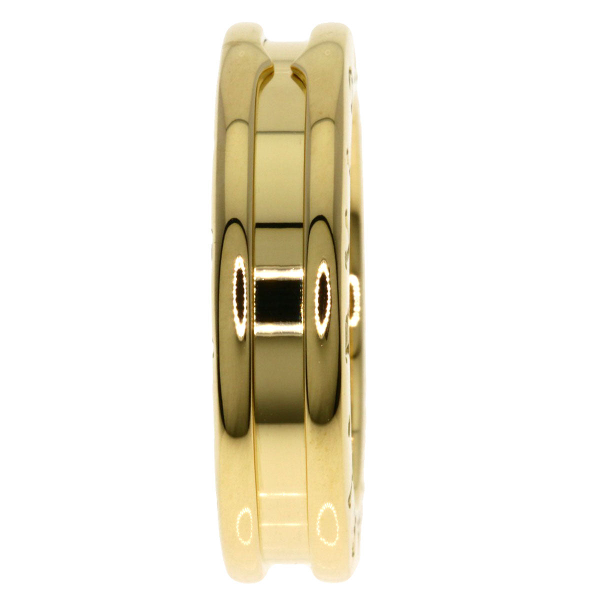 BVLGARI B.zero1 1 Band #47 Ring K18 Yellow Gold Ladies [Used]