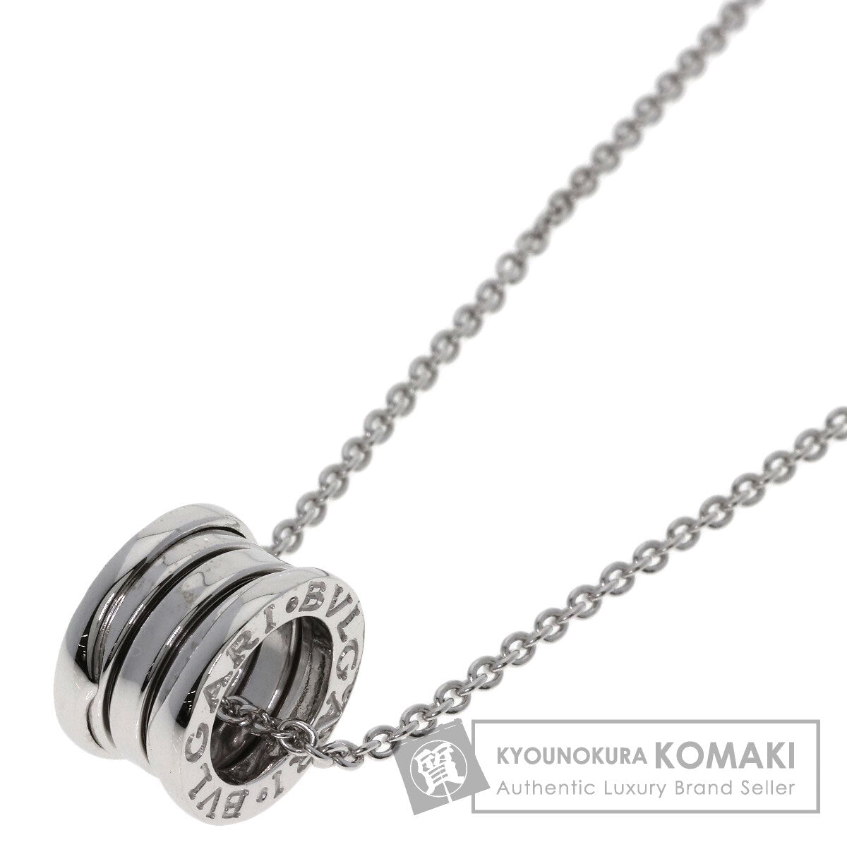 BVLGARI B.zero1 Necklace K18 White Gold Ladies [Used]