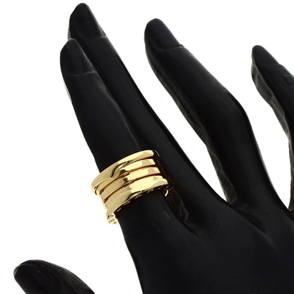 BVLGARI B.zero1 4 Band #48 Ring K18 Yellow Gold Ladies [Used]