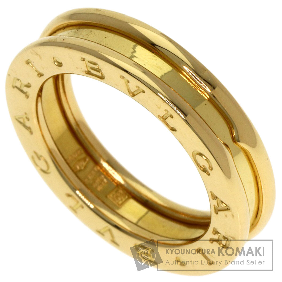 BVLGARI B.zero1 1 band #49 Ring K18 Yellow Gold Ladies [Used]