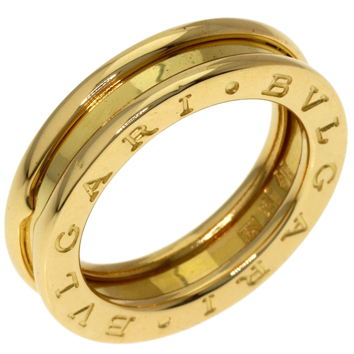 BVLGARI B.zero1 1 band #49 Ring K18 Yellow Gold Ladies [Used]
