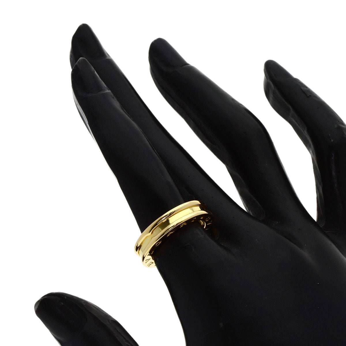 BVLGARI B.zero1 1 band #49 Ring K18 Yellow Gold Ladies [Used]