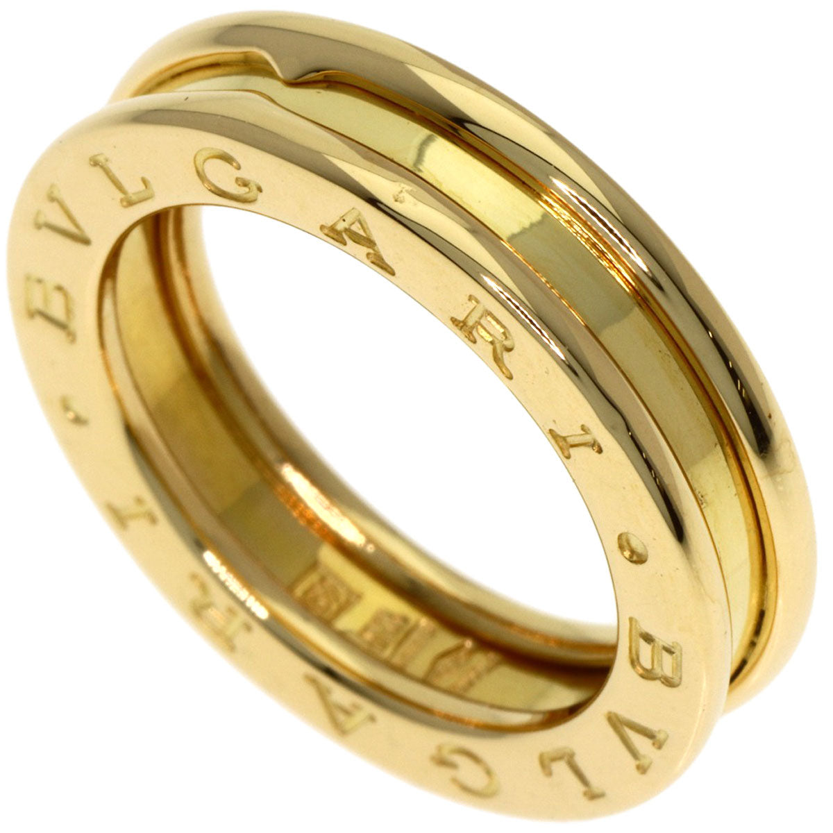 BVLGARI B.zero1 1 band #49 Ring K18 Yellow Gold Ladies [Used]