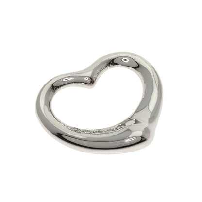 TIFFANY&Co. Open Heart Diamond Pendant top Platinum PT950 Ladies [Used]
