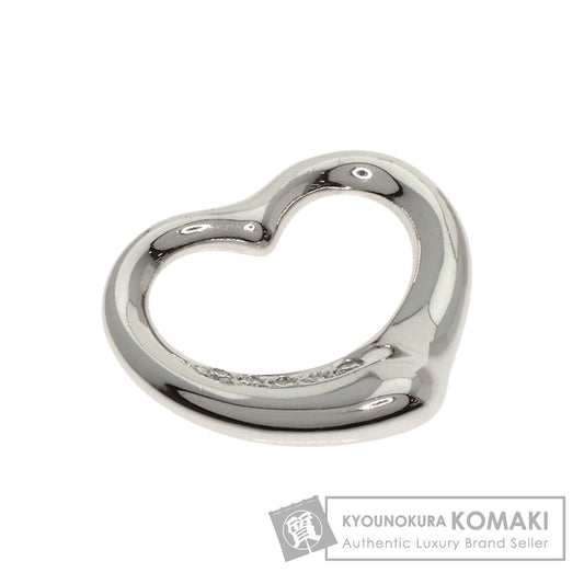 TIFFANY&Co. Open Heart Diamond Pendant top Platinum PT950 Ladies [Used]
