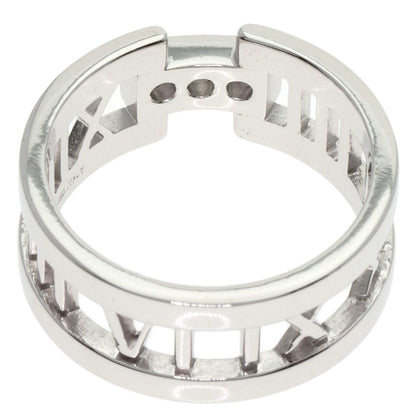 TIFFANY&Co. Atlas Open Diamond Ring K18 White Gold Ladies [Used]