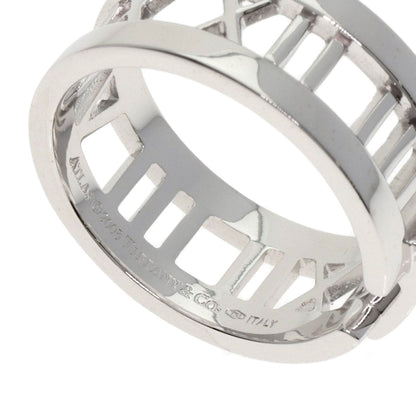 TIFFANY&Co. Atlas Open Diamond Ring K18 White Gold Ladies [Used]