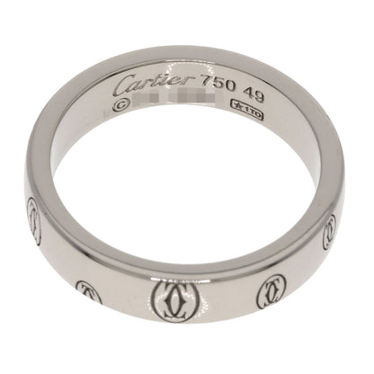 CARTIER Happy Birthday #49 Ring K18 White Gold Ladies [Used]