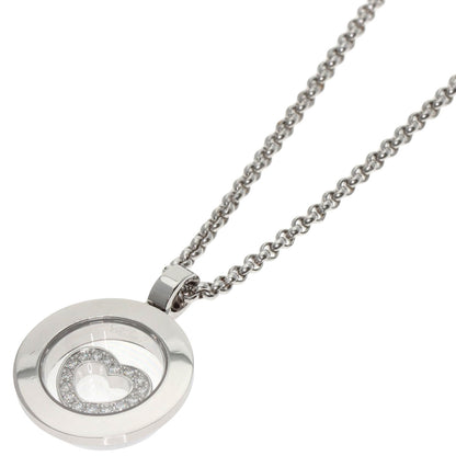 Chopard Happy diamond Necklace K18 White Gold Ladies [Used]