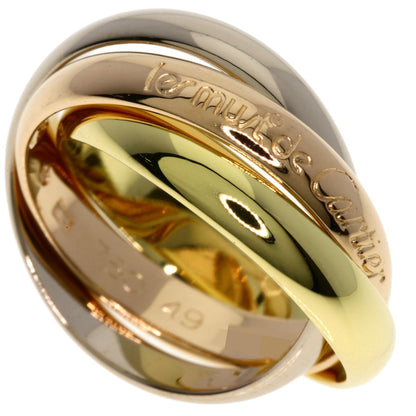 CARTIER Trinity #49 Ring K18 Yellow Gold K18 White GoldLadies [Used]