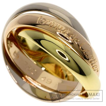 CARTIER Trinity #49 Ring K18 Yellow Gold K18 White GoldLadies [Used]